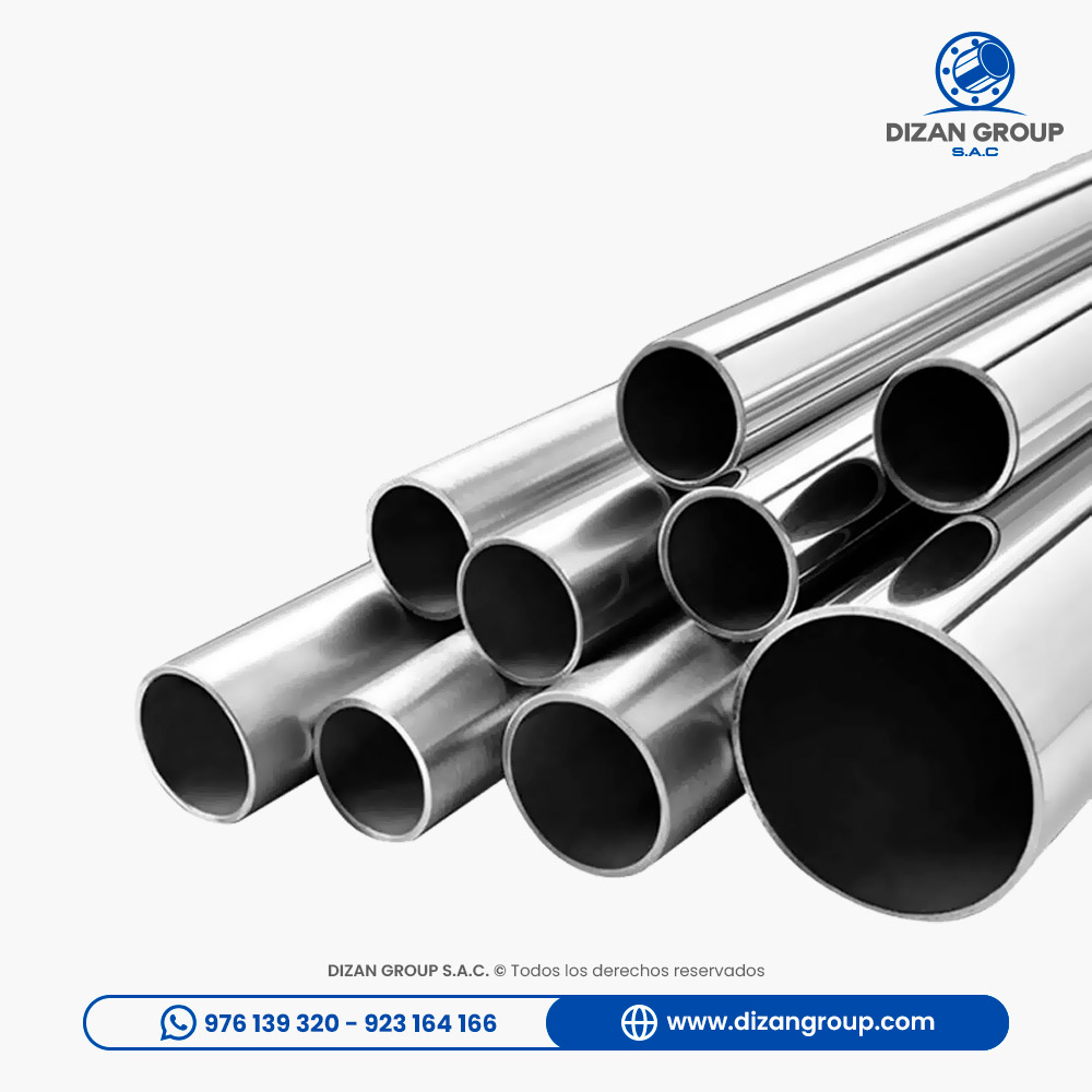 Tubo de acero con costura SCH-40 C-304L x 6MT